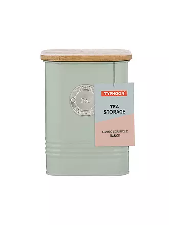 TYPHOON | Vorratsdose Tee SQUIRCLE 1,3l Pastellgruen/Bambus | 